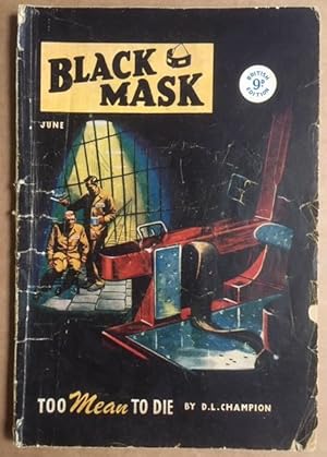 Bild des Verkufers fr Black Mask Detective Vol. VI, No. 6 (British Edition) June 1948 zum Verkauf von Raymond Tait