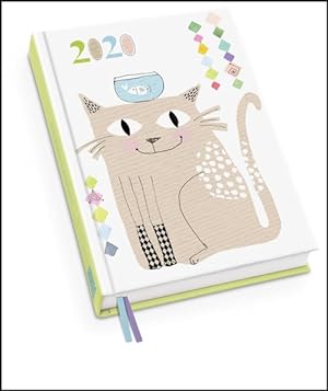 Bild des Verkufers fr Happy Cat Taschenkalender 2020 - Terminplaner mit Wochenkalendarium - Format 11,3 x 16,3 cm zum Verkauf von Versandantiquariat Felix Mcke