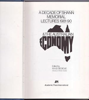 Imagen del vendedor de A Decade of Shann Memorial Lectures: 1981-90 & the Australian Economy a la venta por Goulds Book Arcade, Sydney