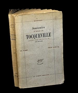 Imagen del vendedor de Souvenirs d'Alexis de Tocqueville. a la venta por Babel Librairie