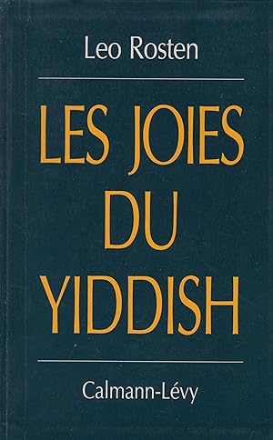 Les joies du Yiddish