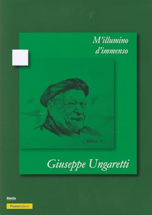 Giuseppe Ungaretti - M'illumino d'immenso - Folder Filatelico - Italia
