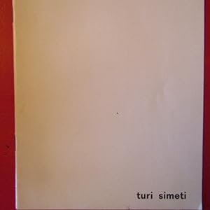 Imagen del vendedor de Turi Simeti a la venta por Antonio Pennasilico