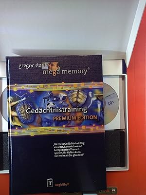 Seller image for Gedchtnistraining Premium Edition . mega memory. 12 CD`s plus Buch for sale by biblion2