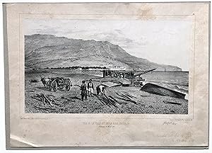Vue de la Ville de la Baie de Yalta (Crimée) 15 Août 1837