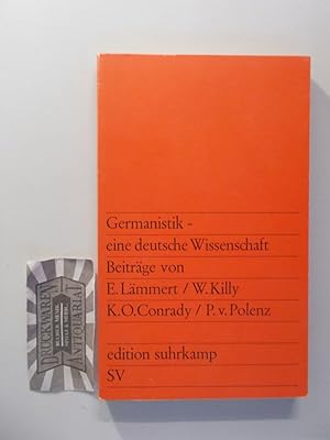 Germanistik - eine deutsche Wissenschaft. (edition suhrkamp 204).