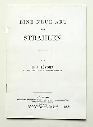 Immagine del venditore per Eine neue Art von Strahlen. Reprint 1972 venduto da Versandantiquariat Hsl