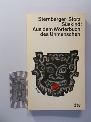 Bild des Verkufers fr Aus dem Wrterbuch des Unmenschen. zum Verkauf von Druckwaren Antiquariat