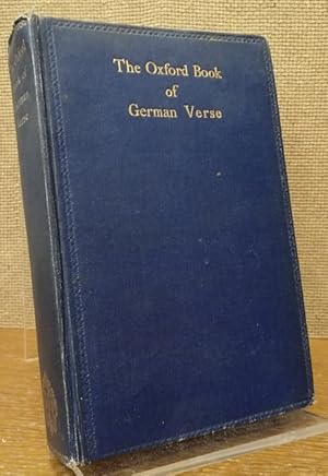 Bild des Verkufers fr Das Oxforder Buch Deutscher Dichtung vom 12ten bis zum 20sten Jahrhundert. zum Verkauf von Antiquariat Unterberger