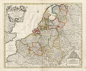 Antique Map-NETHERLANDS-BELGIUM-LUXEMBOURG-Elwe-1792