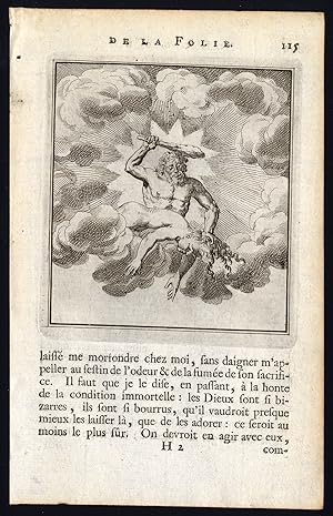 Seller image for Antique Print-PRAISE OF FOLLY-DEITY-PUNISH-WOMAN-Holbein-Erasmus-1728 for sale by Pictura Prints, Art & Books