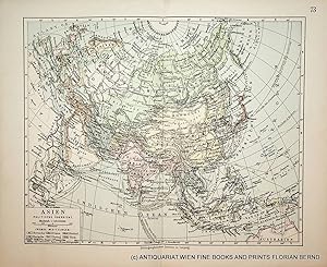 Asia, map c. 1900 / Asien, Landkarte ca. 1900