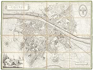Image du vendeur pour Pianta della citt di Firenze. mis en vente par Altea Antique Maps