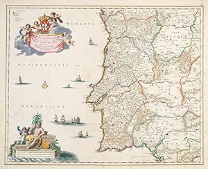 Image du vendeur pour Portugalliae et Algarbiae Regna. mis en vente par Altea Antique Maps