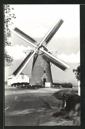 Bild des Verkufers fr Ansichtskarte Den Bommel, Ortspartie an der Windmhle zum Verkauf von Bartko-Reher