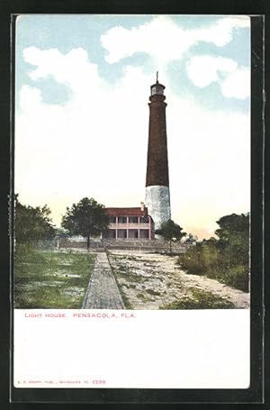 Ansichtskarte Pensacola, Light House, Sicht zum Leuchtturm