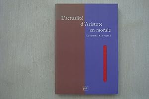 Seller image for L'Actualit D'Aristote En Morale for sale by Librairie Historique Kerizel