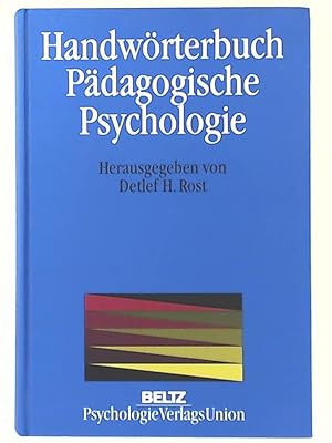 Imagen del vendedor de Handwrterbuch Pdagogische Psychologie a la venta por Leserstrahl  (Preise inkl. MwSt.)