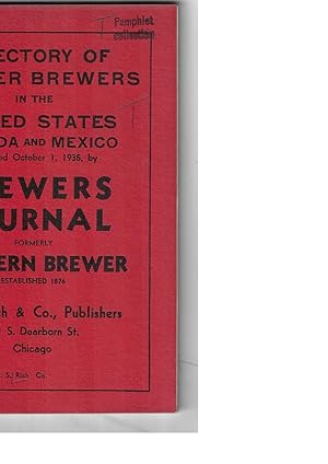 Directory of Master Brewers in the United States, Canada, and Mexico