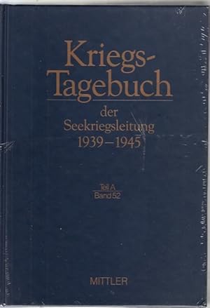 Kriegstagebuch der Seekriegsleitung 1939-1945, 68 Bde. in 77 Tl.-Bdn. u. Beiheft, Bd.52, Dezember...