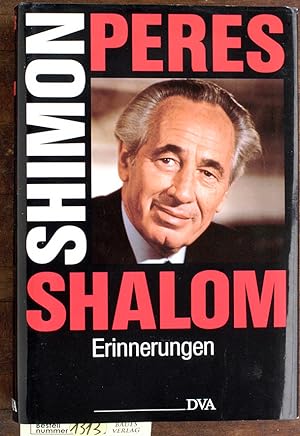Seller image for Shalom Erinnerungen Aus dem Englischen bertragen von Enrico Heinemann, Andrea Kann und Renate Weitbrecht for sale by Baues Verlag Rainer Baues 