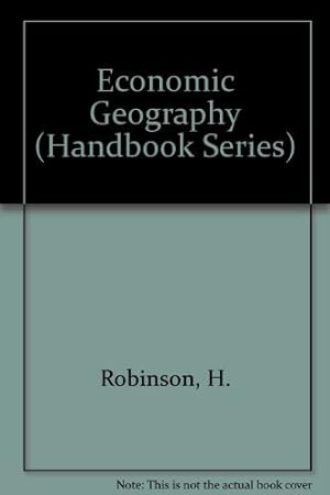 Seller image for Economic Geography (Handbook Series) for sale by WeBuyBooks
