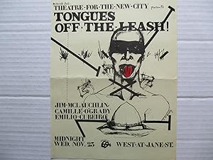 Seller image for Tongues off the Leash Theatre for the New City Nov 23 Flier for sale by ANARTIST