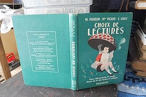 Imagen del vendedor de CHOIX de LECTURES Cours Elmentaires 2e Anne. Classe de 9e des Lyces et Collges a la venta por librairie ESKAL