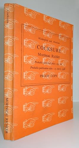 COCKSURE A Novel - PROOF COPY