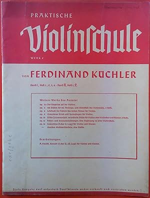 Bild des Verkufers fr Praktische Violinschule, Werk 2, Band II, Heft 2 zum Verkauf von biblion2