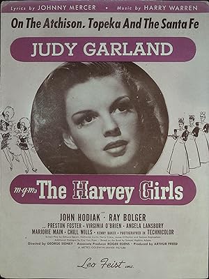 Image du vendeur pour The Harvey Girls Sheet Music 1945 Judy Garland mis en vente par AcornBooksNH