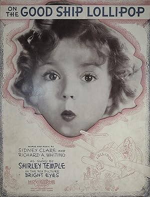 Imagen del vendedor de Bright Eyes Sheet Music 1934 Shirley Temple a la venta por AcornBooksNH