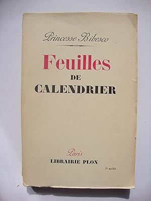 Feuilles de calendrier