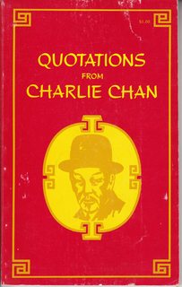 Seller image for Quotation from Charlie Chan for sale by Never Too Many Books