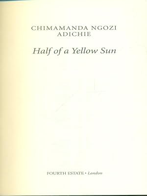 Seller image for Half of a yellow sun for sale by Librodifaccia