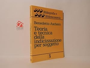 Teoria e tecnica dell'indicizzazione per soggetto