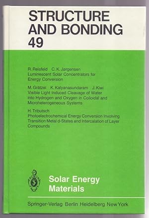 Bild des Verkufers fr Solar energy materials. with contributions by M. Grtzel . / Structure and bonding ; 49 zum Verkauf von Die Wortfreunde - Antiquariat Wirthwein Matthias Wirthwein