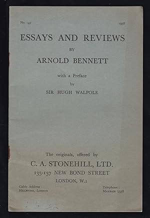 Essays and Reviews by Arnold Bennett