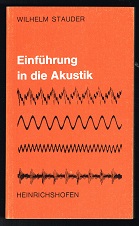 Bild des Verkufers fr Einfhrung in die Akustik. - zum Verkauf von Libresso Antiquariat, Jens Hagedorn