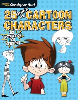 Seller image for 25 Quick Cartoon Characters for sale by GreatBookPrices