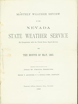 Monthly Weather Review of the Nevada State Weather Service (in co-operation with the United State...