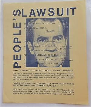 Imagen del vendedor de PEOPLE'S LAWSUIT (1973) (Committee to Set Aside the 1972 Election) (Brochure) a la venta por Bloomsbury Books