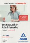 Escala Auxiliar Administrativa de la Universidad de Granada. Temario volumen 2