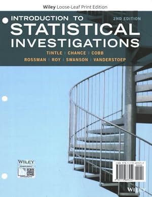 Seller image for Introduction to Statistical Investigations for sale by GreatBookPrices