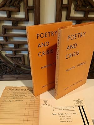 Seller image for Poetry and Crisis for sale by Long Brothers Fine & Rare Books, ABAA