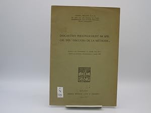 Image du vendeur pour Descartes's Persnlichkeit im Spiegel des "Discours de la Mthode". (Estr. dal Suppl. al Vol. 29 della Rivista di Filosofia Neoscolastica Luglio 1937) mis en vente par Antiquariat Bookfarm