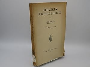 Seller image for Gedanken ber die Seele. for sale by Antiquariat Bookfarm