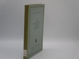 Imagen del vendedor de Die Wahrheit unseres Denkens. (Christliche Philosophie in Einzeldarstellungen, II.Bd) a la venta por Antiquariat Bookfarm