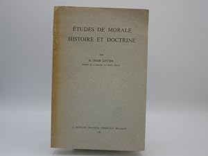 Immagine del venditore per Etudes de Morale, Histoire et Doctrine. venduto da Antiquariat Bookfarm