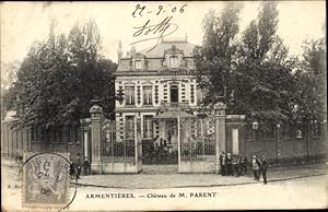 Ansichtskarte / Postkarte Armentières Nord, Chateau de M. Parent